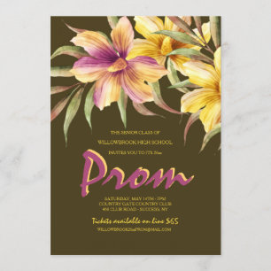 Uitnodiging voor Tropical Night Prom