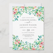 Uitnodiging voor Tropical Wedding (Voorkant)