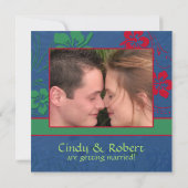 Uitnodiging voor Tropische Bridal - Aangepaste fot (Achterkant)