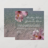 Uitnodiging voor tropische straterbestemmingen (Voorkant / Achterkant)