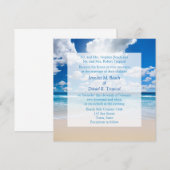 Uitnodiging voor Tropische Weddenschappen (Voorkant / Achterkant)