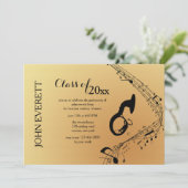 Uitnodiging voor tuba-muziekinstrument (Staand voorkant)