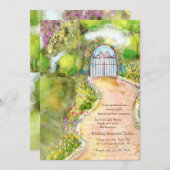 uitnodiging voor tuinpad (Voorkant / Achterkant)