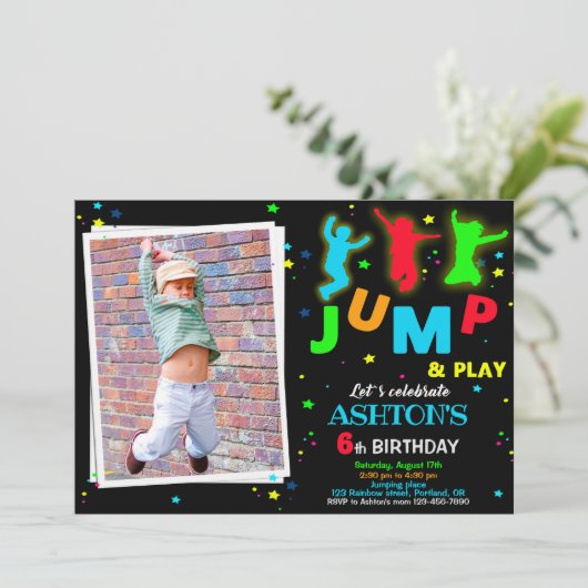 Uitnodiging voor uitnodigen voor het uitnodigen vo (Staand voorkant)