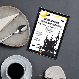 Uitnodiging voor uitnodiging in Haunted House Hall