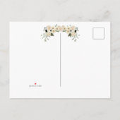 Uitnodiging voor uitstel van bruiloft in voorjaar  (Achterkant)