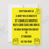 Uitnodiging voor uitverkoop van werf (Achterkant)