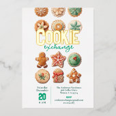 Uitnodiging voor uitwisseling van kerstkoekjes in (Voorkant)