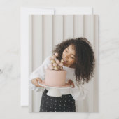 Uitnodiging voor unieke Newspaper Birthday Party (Achterkant)