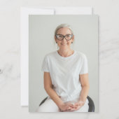 Uitnodiging voor unieke Newspaper Birthday Party (Achterkant)