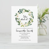 Uitnodiging voor universitaire afstuderen (Staand voorkant)