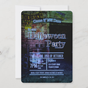 Uitnodiging voor Urban Decay Alley Halloween Party
