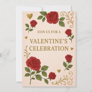 Uitnodiging voor valentijn’s Day Party | Romantisc