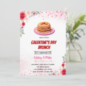 Uitnodiging voor Valentijnsbrunch (Staand voorkant)