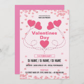 Uitnodiging voor Valentijnsdag (Voorkant / Achterkant)