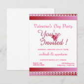 Uitnodiging voor Valentijnsdag (Voorkant / Achterkant)
