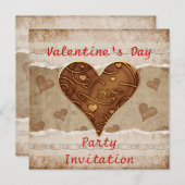 Uitnodiging voor Valentijnsdag (Voorkant / Achterkant)