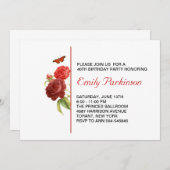 uitnodiging voor verjaardag (Voorkant / Achterkant)