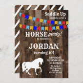 Uitnodiging voor verjaardagsfeest (Voorkant / Achterkant)