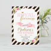 Uitnodiging voor verjaardagsfeest (Staand voorkant)