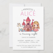 Uitnodiging voor verjaardagsfeest in het kasteel v (Voorkant)