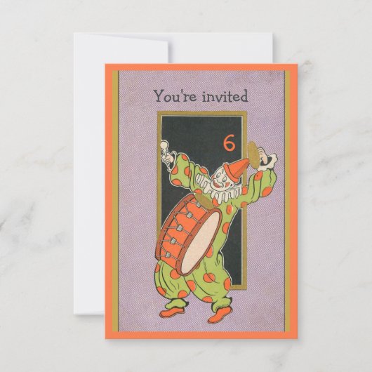 uitnodiging voor verjaardagsfeestdag (Voorkant)