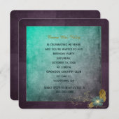 Uitnodiging voor  verjaardagsfeestdag (Voorkant / Achterkant)