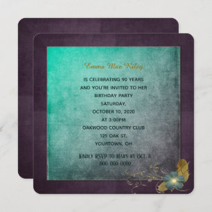 Uitnodiging voor  verjaardagsfeestdag