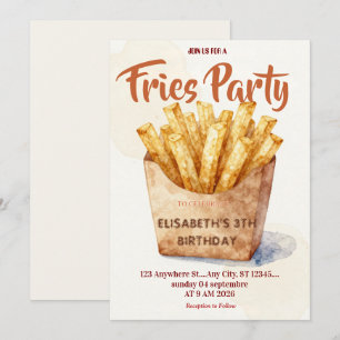 Uitnodiging voor verjaardagsfeestje in Fries Resta