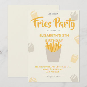 Uitnodiging voor verjaardagsfeestje in Fries Resta