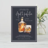 Uitnodiging voor verjaardagsfeestje met een marine (Staand voorkant)