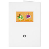 Uitnodiging voor verjaardagsmeisjes (Achterkant)