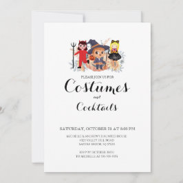 Uitnodiging voor verkleed- en cocktail-Halloweenfe