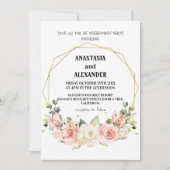 Uitnodiging voor verloving. (Voorkant)