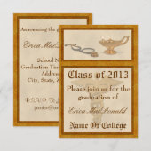 Uitnodiging voor verpleegkundig Afstuderen (Voorkant / Achterkant)