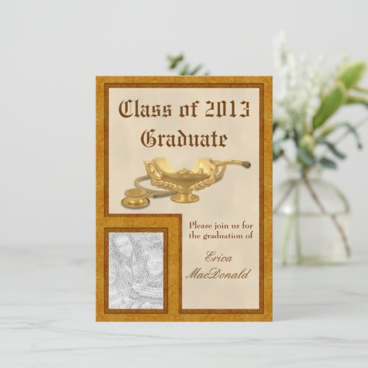 Uitnodiging voor verpleegkundig Afstuderen (Staand voorkant)