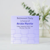 Uitnodiging voor vervroegde uittreding van classy (Staand voorkant)