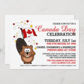 Uitnodiging voor viering op de Dag van Canada (Voorkant / Achterkant)