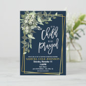 Uitnodiging voor viering van religieuze adoptie (Staand voorkant)