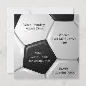 Uitnodiging voor voetbal (Achterkant)