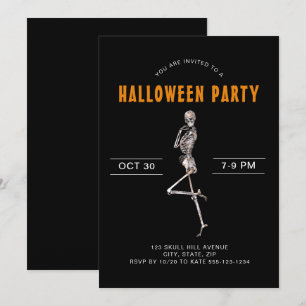 Uitnodiging voor volwassenen Halloween feest kostu