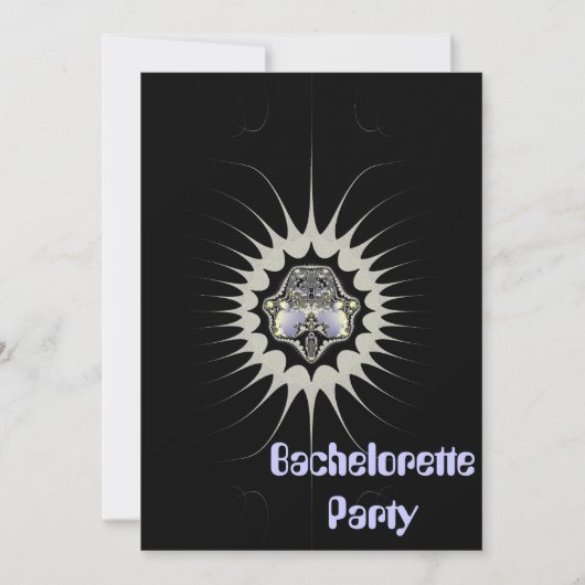 Uitnodiging voor vrijgezellenfeest (Voorkant)