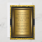 Uitnodiging voor vrijgezellenfeest voor heren 🍻 (Voorkant)