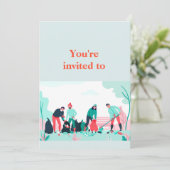 Uitnodiging voor vrijwilliger om de Rally van Lunc (Staand voorkant)