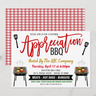 Uitnodiging voor waardering BBQ Grill Out