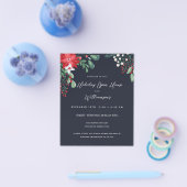 Uitnodiging voor Waterverf op papier Flyer (Enkel)