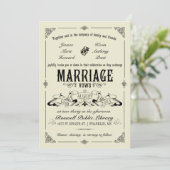 uitnodiging voor weddenschappen (Staand voorkant)