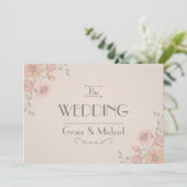 Uitnodiging voor weddenschappen in Briefkaart Styl (Staand voorkant)