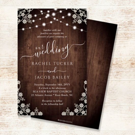 Uitnodiging voor weddenschappen in de Rustic Lace 