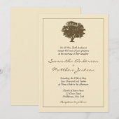 Uitnodiging voor weddenschappen over peulbomen (Voorkant / Achterkant)